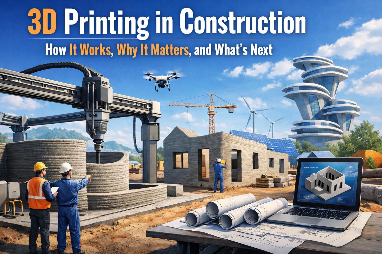 3D Printing in Construction: How It Works & What's Next