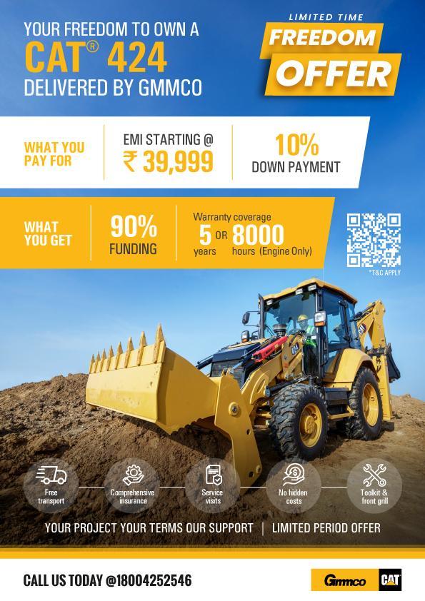 CAT 424 Backhoe Loader