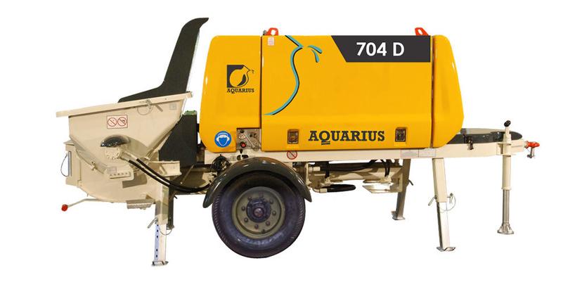Aquarius 704 D Stationary Concrete Pump