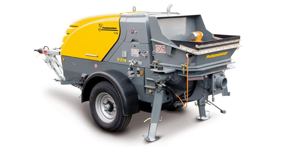 Putzmeister P 718 TD - SD Piston Pump For Mortar 1