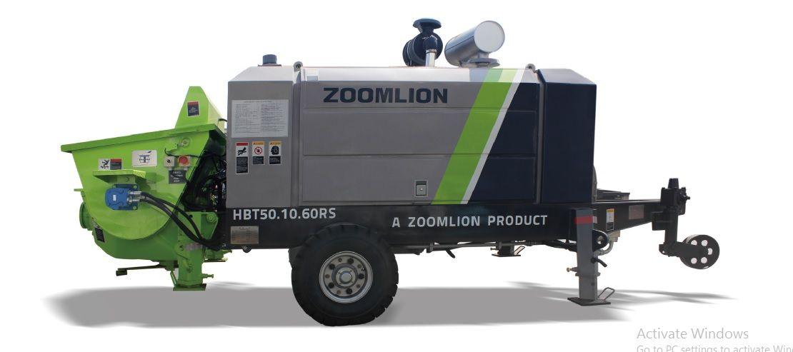 Zoomlion HBT50.10.60RS Trailer Concrete Pump