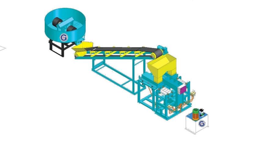 Gaurav GMT 06 Semi Automatic Fly-ash  Paver Block Making Machine