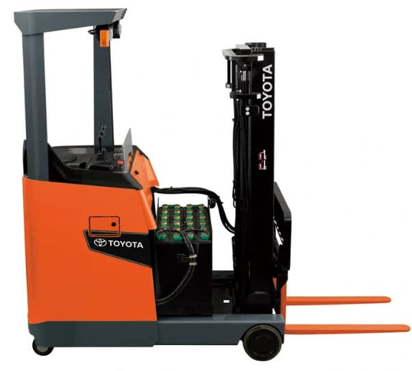 Toyota	8FBR13 1.0 t Stand‑up Electric Reach - Image 1