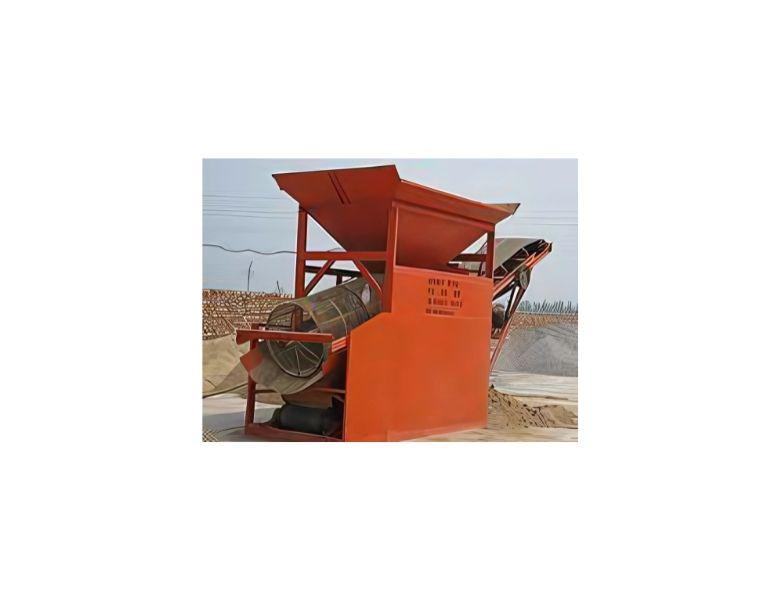 Buildtech Rotary Sand Screening Machine With Conveyor Belt 1