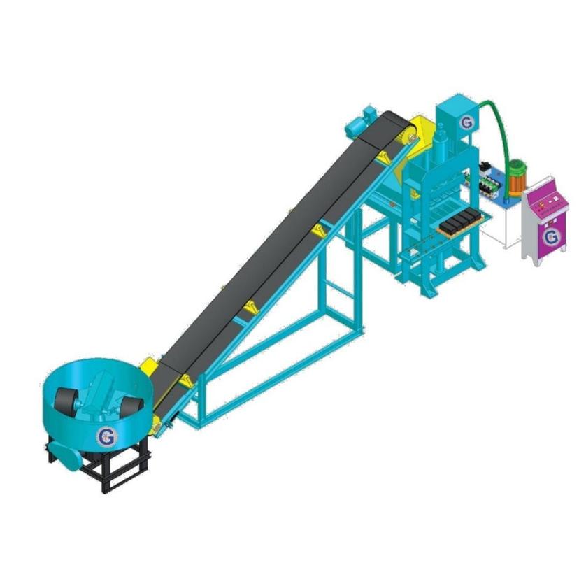 Gaurav GMT 04 Fully Automatic 5 Kvt Fly-ash Brick Macking Machine