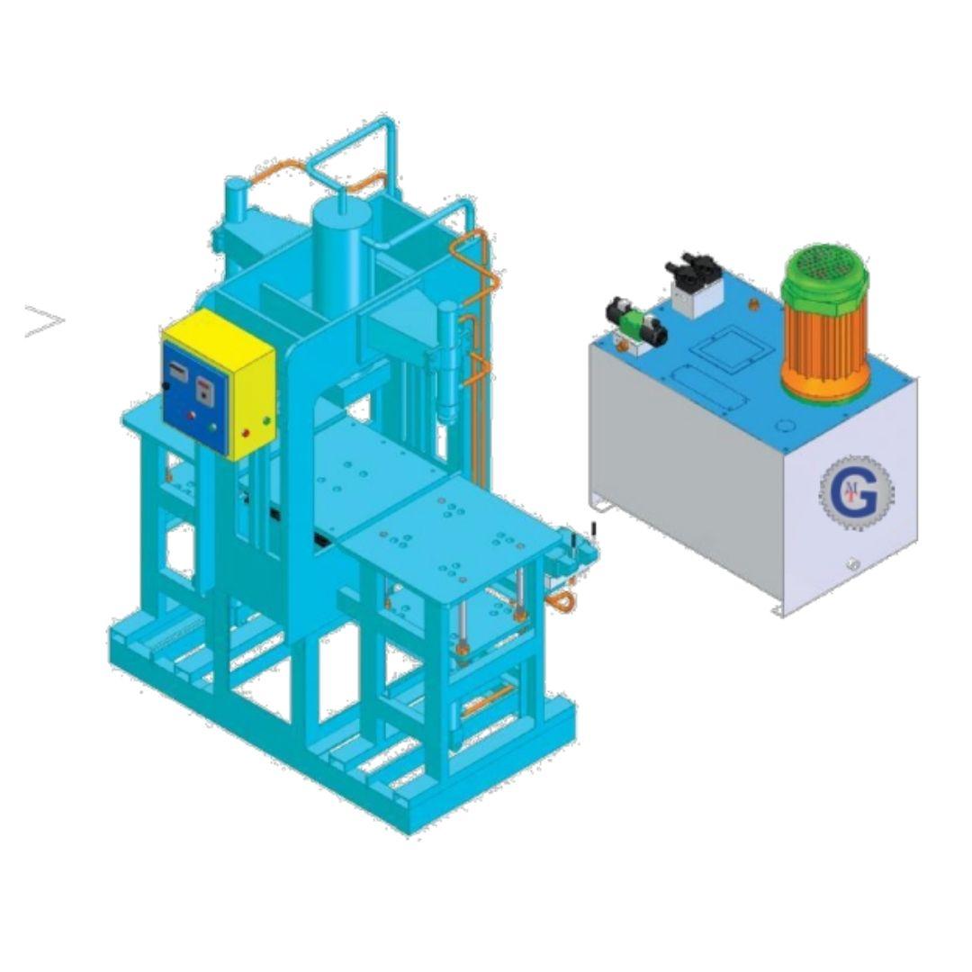 Gaurav GMT 09 Vibro With High Pressure Paver Block Macking Machine