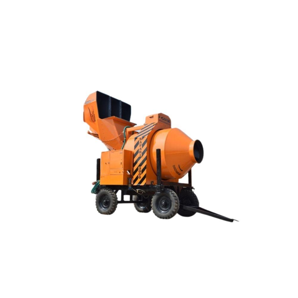 SAFARI 3000 Reversible Drum Concrete Mixer