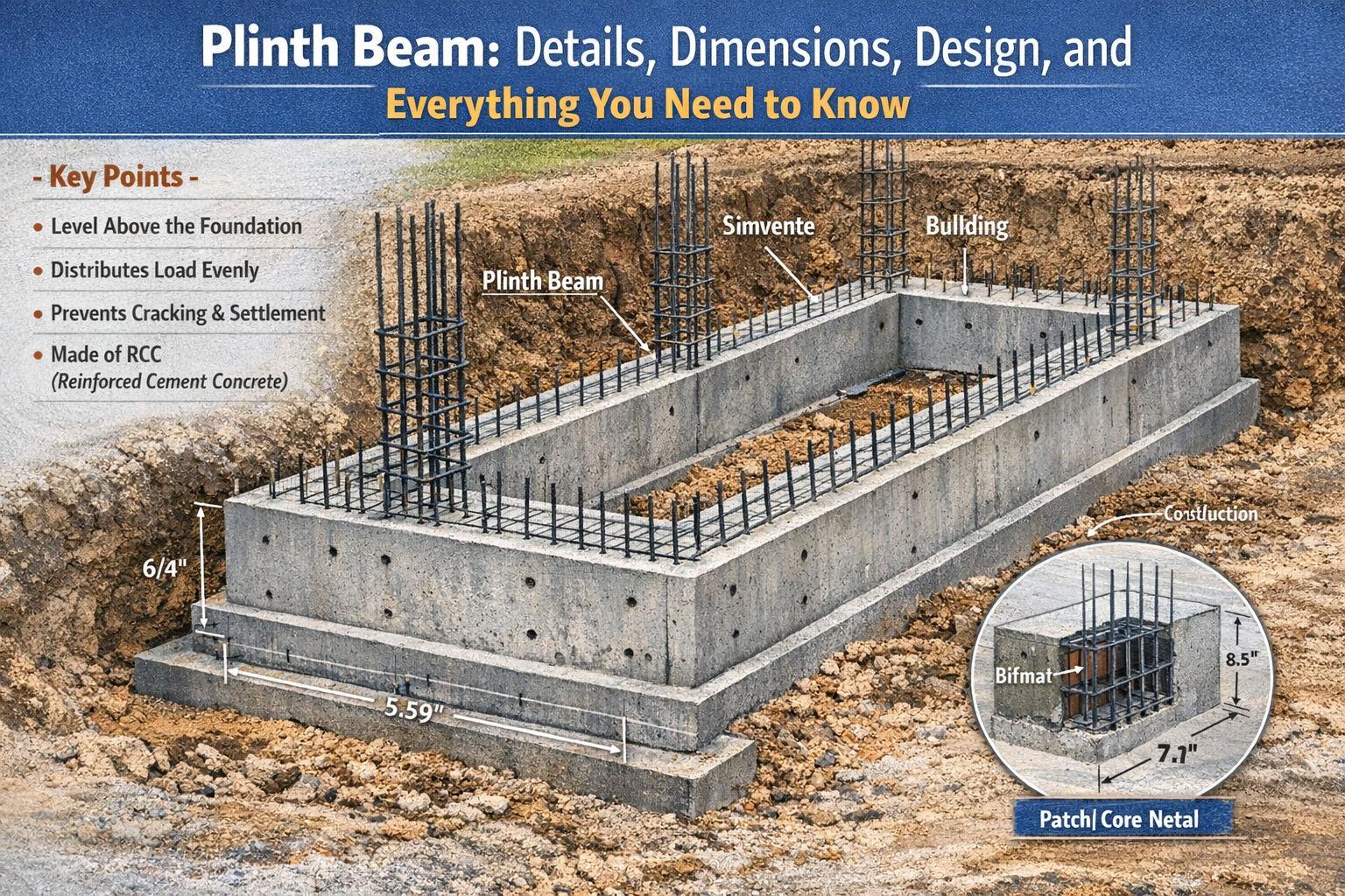 Plinth Beam: Details, Dimensions, Design, and Everything You Need to Know