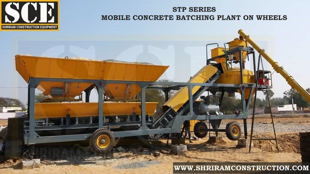 STP Series Fully Automatic Mobile Concrete Batching Plant