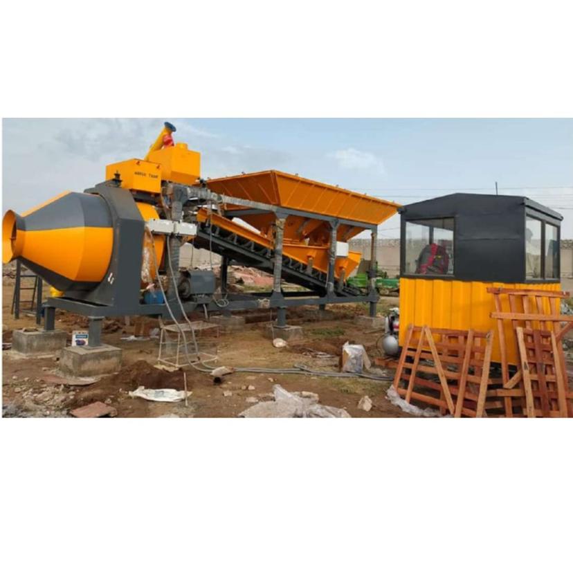 Shriram RDM 20 Mobile Concrete Batching Plant With Reversible Drum Type Mixer