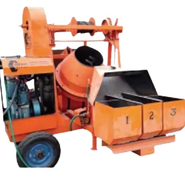 SSI MX-10 3 Bin Mixer Lift With Hydraulic Hopper