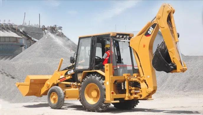 CAT 424 Backhoe Loader 4
