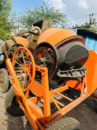 Cement Mixer Machine 30 m³/hr Diesel | Tilting Drum Mixer | 14 RPM | Shiv Enterprise 2