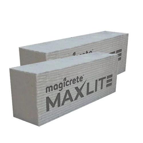 Maxlite Fly Ash Bricks | 550–650 Kg/m³ Density | 4 Hours Fire Resistant Bricks ₹50/Piece