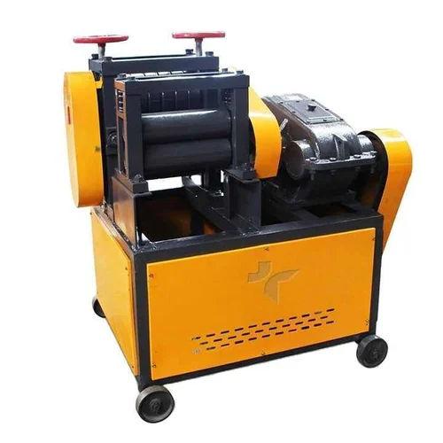 Semi-Automatic TMT Bar Scrap Straightener and Cutting Machine