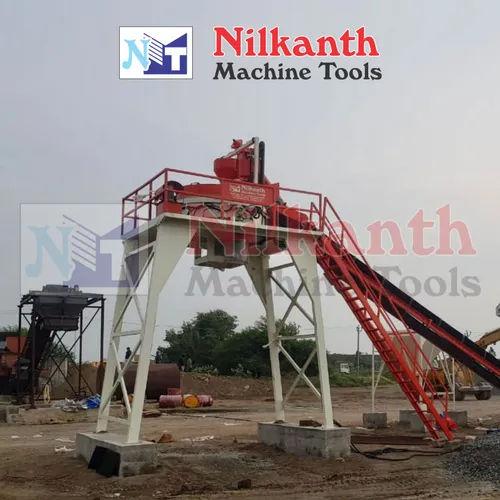 Stationary Concrete Batching Plant 25 m³/hr | Pan Mixer | Fully Automatic | Nilkanth