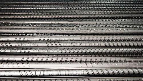 Jindal Panther FE 550D TMT Steel Bars 8mm – High Strength Mild Steel for Construction, 12m Length