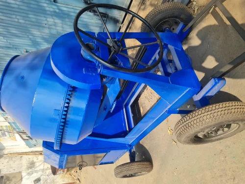 Kailash 400 Kg Concrete Mixer Machine – Diesel Tilting Drum, 45 m³/hr Output, 14 RPM Heavy-Duty Mixe 3