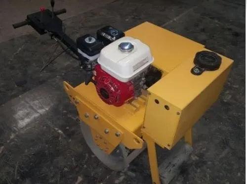 9 HP Walk Behind Single Drum Roller | Hydraulic Vibratory Compactor