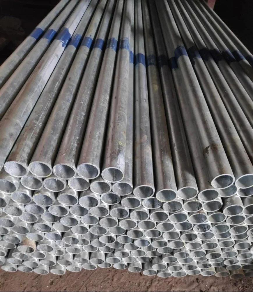 Calcutta Pipe Industries 2 Inch GI Pipe – 2mm Galvanized Iron Round Pipe for Plumbing & Indus 2