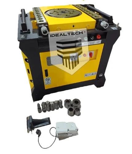 IDEALTECH Bar Bending Machine | Semi-Automatic 32mm Rebar Bender, 4HP Motor, 320kg