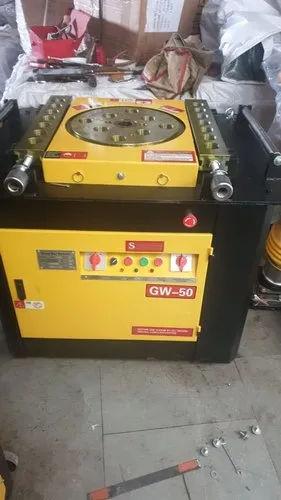 GW50 Automatic TMT Bar Bending Machine | 50mm Rebar Bender 4kW 3 Phase