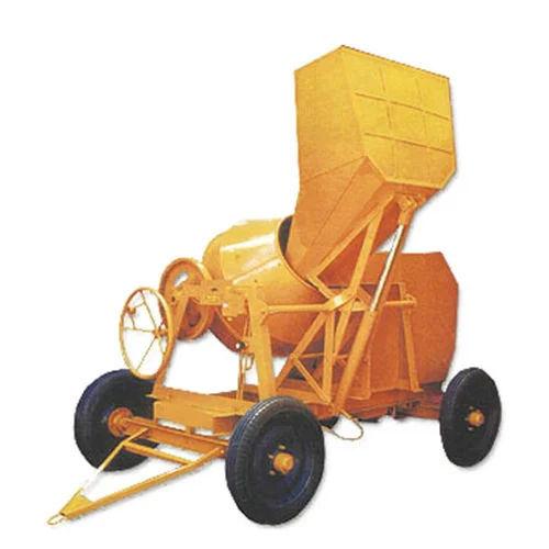 MS Hydraulic Concrete Mixer 500 Litre | 4-8 HP Motor | 4 Tyre Construction Mixer Machine