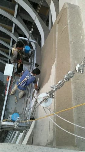 Rope Suspended Platform – 300kg Capacity, Double Mast, Mild Steel 2