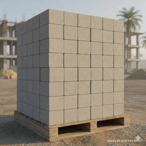 230x100x75 mm Fly Ash Bricks | Cellular Grey Bricks | 100 kg/cm² Strength for Side Walls 1