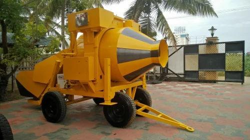 RM800 Reversible Drum Mixer 0.5 Cu M Electric Automatic Concrete Mixer 4 Wheel 1