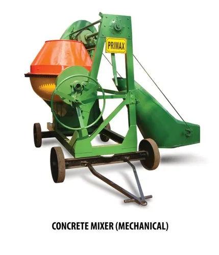 Primax Mechanical Hopper Concrete Mixer 280L | Semi-Automatic | 1.9 HP | MS Construction Mixer