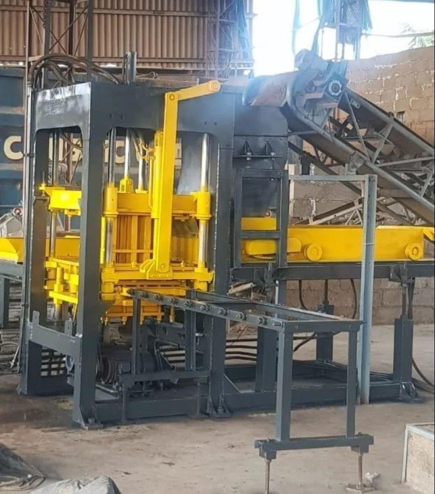 Fully Automatic Block Brick Machine | 1000 Blocks/Hour | Hydraulic | Interlock & Solid