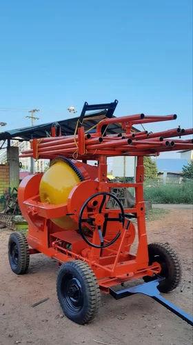 Cement Mixer Machine with Lift 750L | Diesel Tilting Drum 10HP Kirloskar Engine | Portable Semi-Au 3