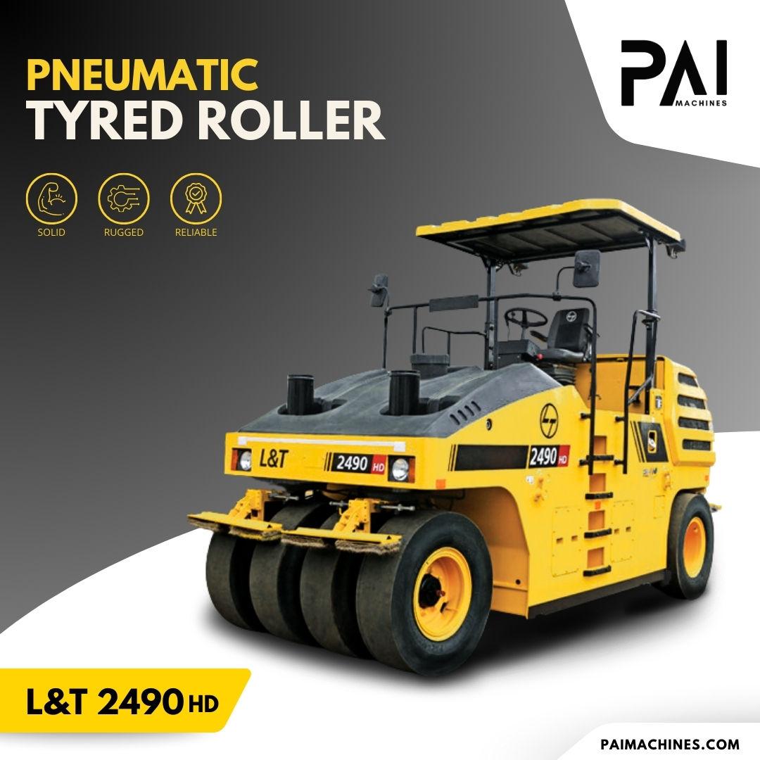 L&T Pneumatic Tyre Roller (PTR) 2490