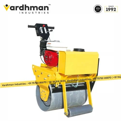 Walk Behind Single Drum Vibratory Roller GC-WBS-600 | 330 Kg Diesel Compactor