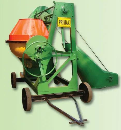 Primax Tilting Hopper Fed Concrete Mixer 1700L | Semi-Automatic | Portable MS Construction Mixer