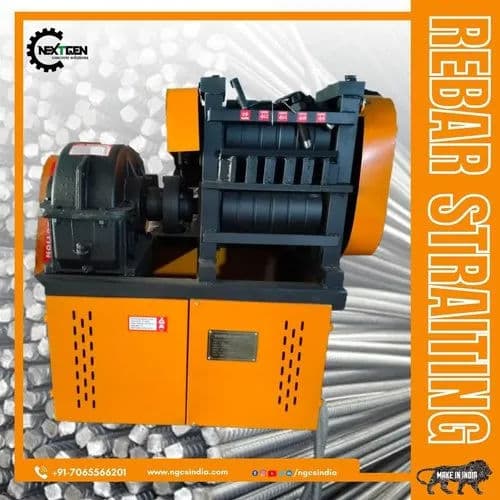 NEXTGEN RSM Rebar Straightening Machine – 5.5kW + 2.2kW, 3 Phase, Heavy-Duty