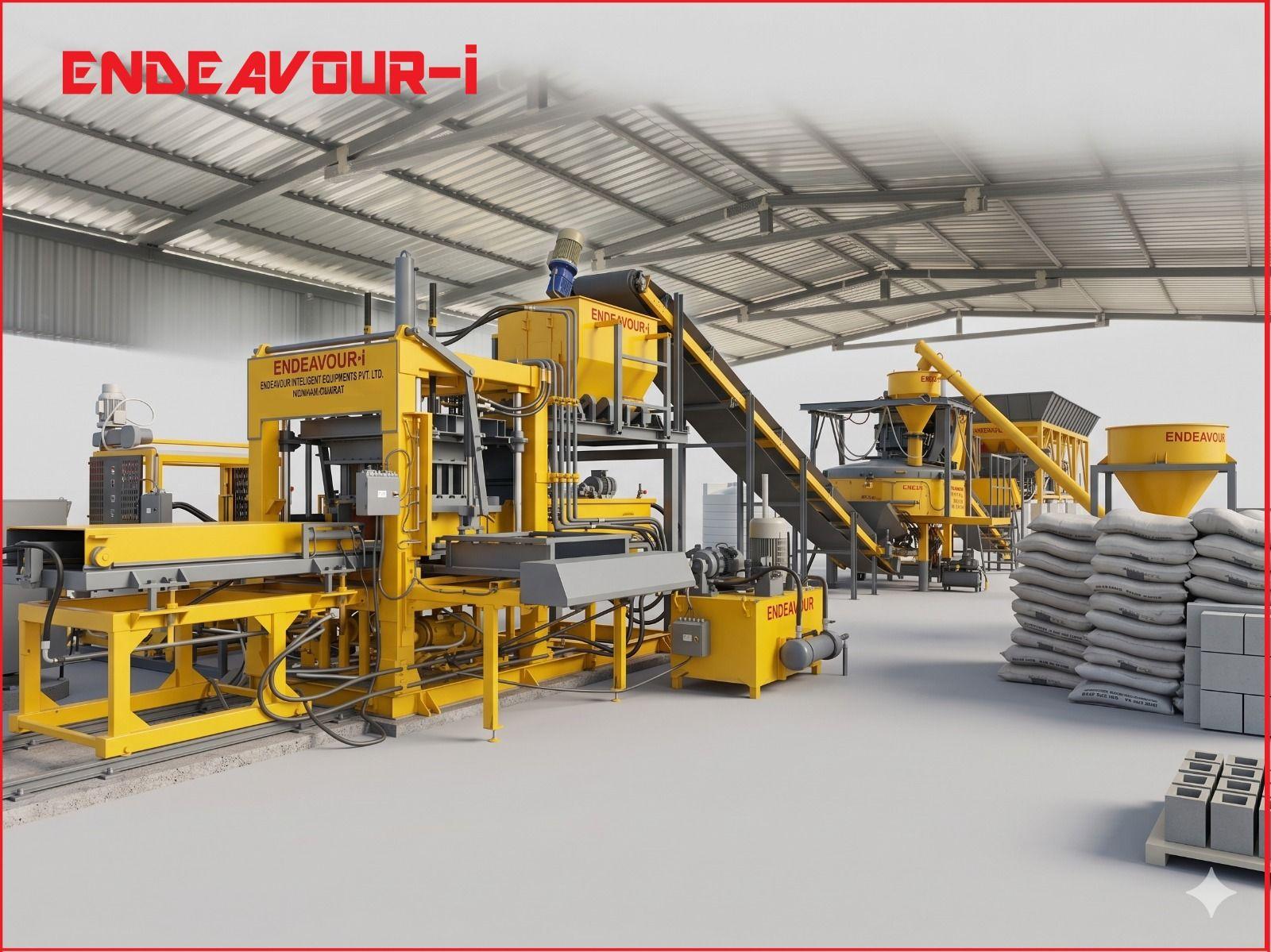 Fully Automatic Concrete Blocks Making Machine 1