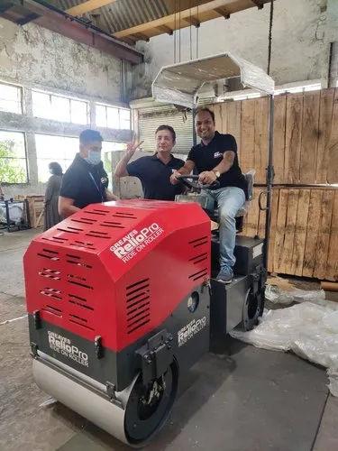 Greaves Reliapro Double Drum Ride On Roller | Fully Automatic Compactor with Self Start Diesel Engin