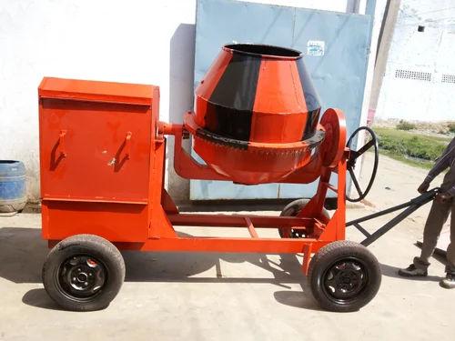 AE-10/7 Concrete Mixture Machine – 1000L Drum, 5 HP Power, Semi-Automatic Tilting Mixer 1