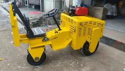 Ride On Roller | 10 HP Greaves Engine 3 Ton Double Drum Compactor
