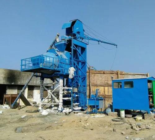 Adarsh Scraper Boom Concrete Batching Plant – 30 m³/hr, Reverse Drum, Fully Automatic
