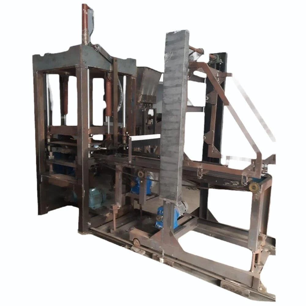 Semi Automatic Concrete Block Brick Making Machine | 1500 Bricks/Hour 2