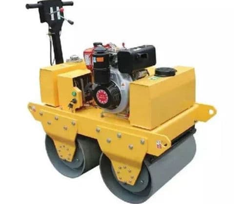 5 HP Walk Behind Roller | 1250–1850 mm Rolling Width | Made in India