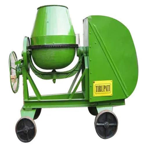 Half Bag Cement Mixer Machine 230L – 5 HP Diesel, Tilting Drum, Portable 4 Wheel Mixer 2