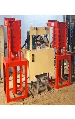 Semi Automatic Embossing Brick Making Machine 800mm Roller Height | Concrete Solid Bricks