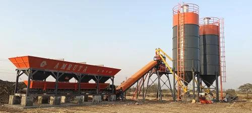 AMRUTA AST 45 Ready Mix Concrete Plant 30–60 m³/hr | Twin Shaft Mixer | PLC Automatic 3