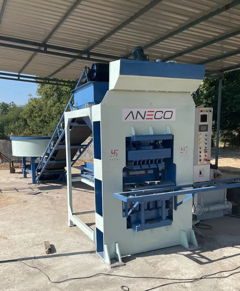 Aneco Automatic Fly Ash Brick Making Machine | 1680 Bricks/Hour Hydraulic 3