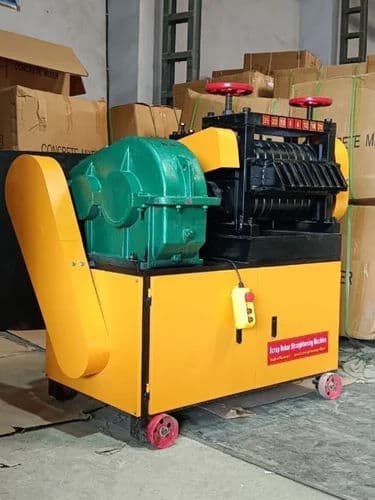 GX 6-25 Stainless Steel Scrap Straightening Machine – Automatic 28 m/min | 18 SWG Bar Straightener |