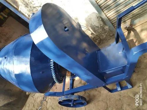 Hand Concrete Mixer Machine 500L Portable Tilting Drum Manual 5HP Cast Iron